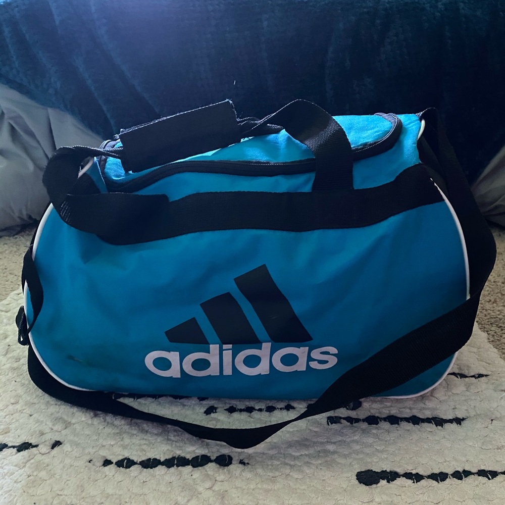 Teal Adidas Duffle Bag